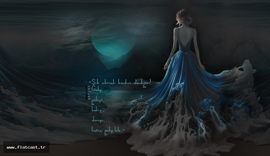 Şık olmalı kadın...........