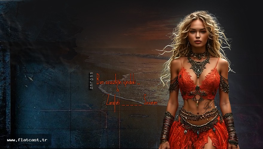 Ben sessizliğin içindeki ..         Zarafeti _____ Severim